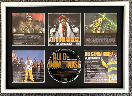 Ali G | In Da House  | Original Soundtrack | Retro Mounted CD Wall Display | Frame Not Included |