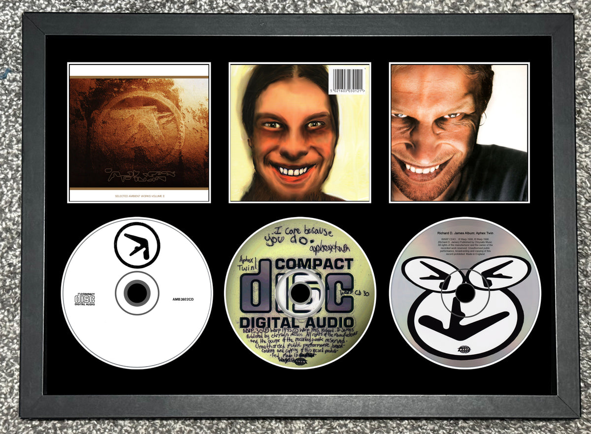 Aphex Twin | Selected Ambient Works Vol 3 | I Care Because You Do | Richard D James... | Retro Triple CD Wall Display | Frame Not Included |