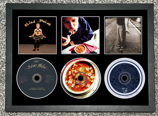 Blind Melon | Blind Melon | Soup | Nico | Retro Triple CD Wall Display | Frame Not Included |