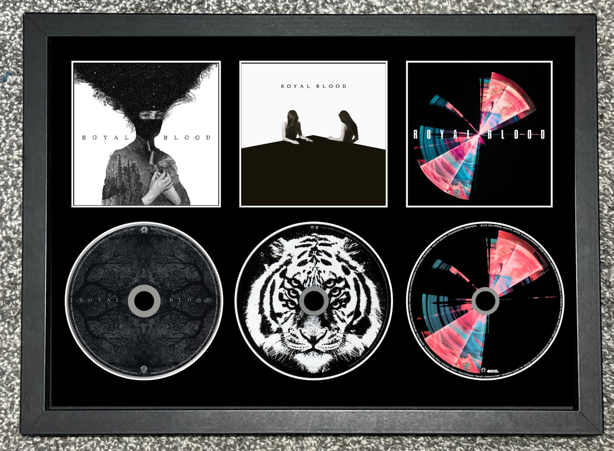 Royal Blood | Royal Blood | How Did We Get So Dark | Typhoons | Retro Triple CD Wall Display | Frame Not Included |