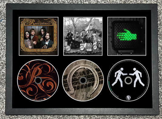 The Raconteurs | Broken Boy Soldiers | Consolers Of The Lonely | Help Us Stranger | Retro Triple CD Wall Display | Frame Not Included |