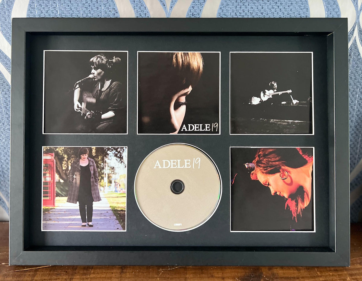 Adele | 19 | Retro Mounted CD Wall Display | Frame Not Included |
